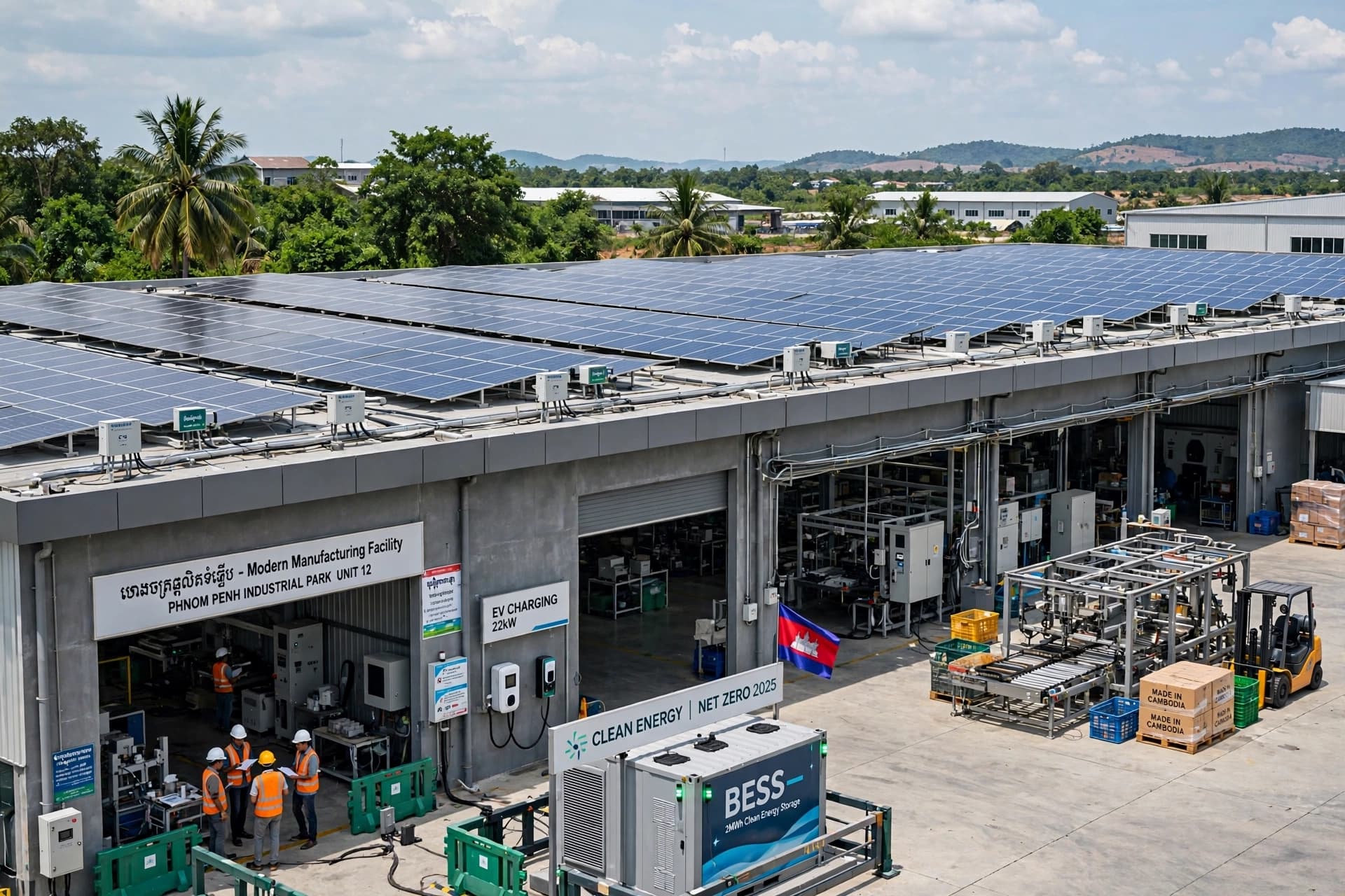 Between Factories and Solar Fields, Cambodia Connects Clean Energy With Its Next Industrial Chapter Between Factories and Solar Fields, Cambodia Connects Clean Energy With Its Next Industrial Chapter