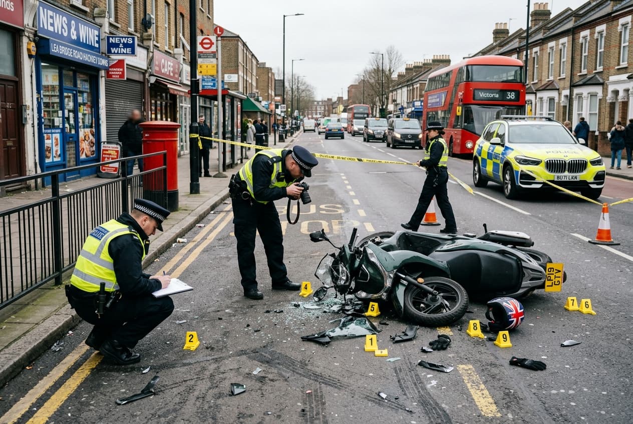 51-Year-Old Moped Rider Killed on Lea Bridge Road: Hackney Crash Claims Life, Police Appeal 51-Year-Old Moped Rider Killed on Lea Bridge Road: Hackney Crash Claims Life, Police Appeal