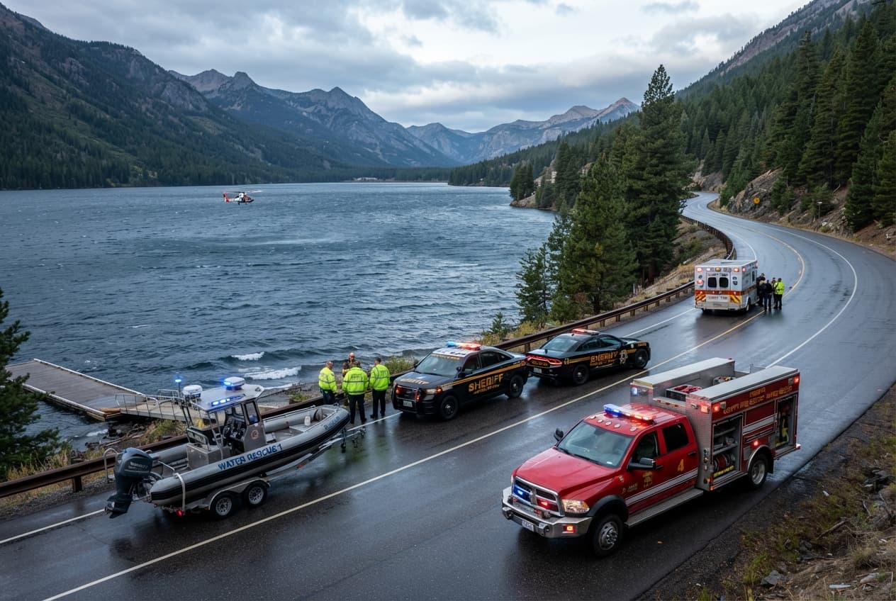 Fatal Lakeside Road Accident in Lausanne: Winding Route Crash Sends Car Into Lake Geneva and Kills Driver Fatal Lakeside Road Accident in Lausanne: Winding Route Crash Sends Car Into Lake Geneva and Kills Driver