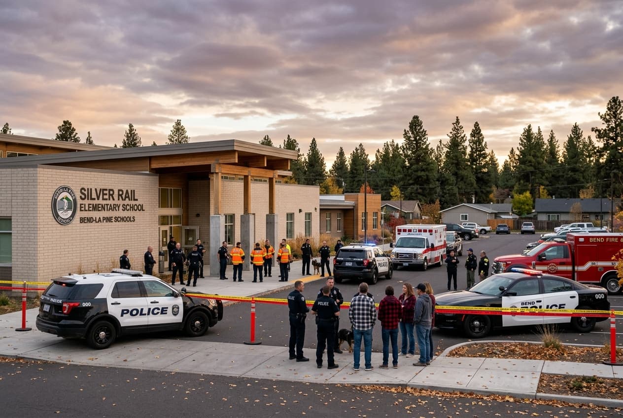 School Shooting at Silver Rail Elementary in Bend Oregon Leaves Four Dead, Two Wounded, Shooter Killed School Shooting at Silver Rail Elementary in Bend Oregon Leaves Four Dead, Two Wounded, Shooter Killed
