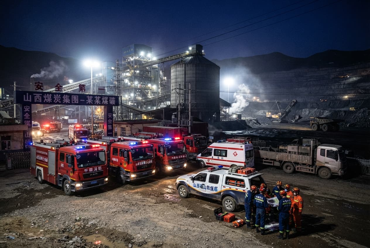 Shanxi Coal Mine Disaster: Gas Outburst Leaves Six Miners Dead Underground Today Shanxi Coal Mine Disaster: Gas Outburst Leaves Six Miners Dead Underground Today