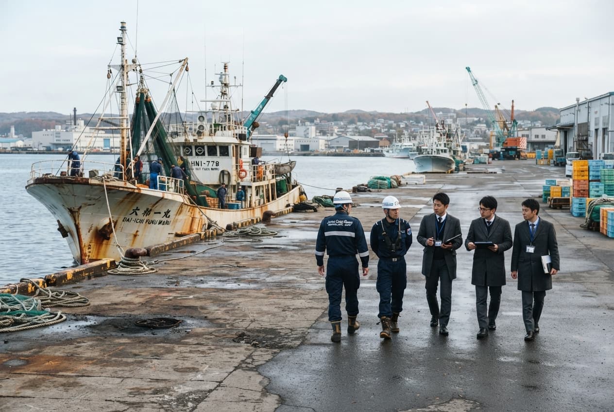 Maritime Workplace Tragedy, Japan: Two Crew Members Killed During Engine Malfunction Off Hokkaido Maritime Workplace Tragedy, Japan: Two Crew Members Killed During Engine Malfunction Off Hokkaido