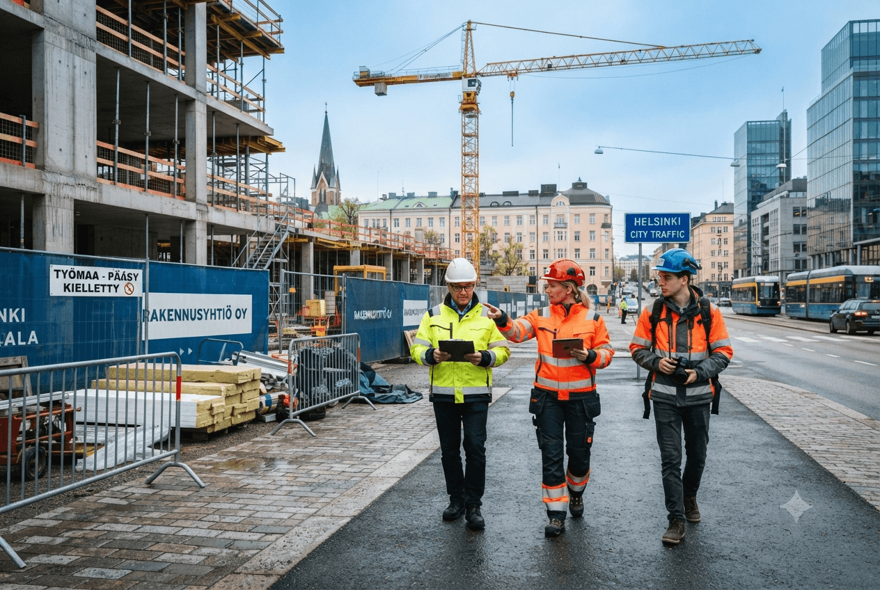 Construction Site Disaster: Two Lives Lost Following Equipment Failure In Finland Building Project Construction Site Disaster: Two Lives Lost Following Equipment Failure In Finland Building Project