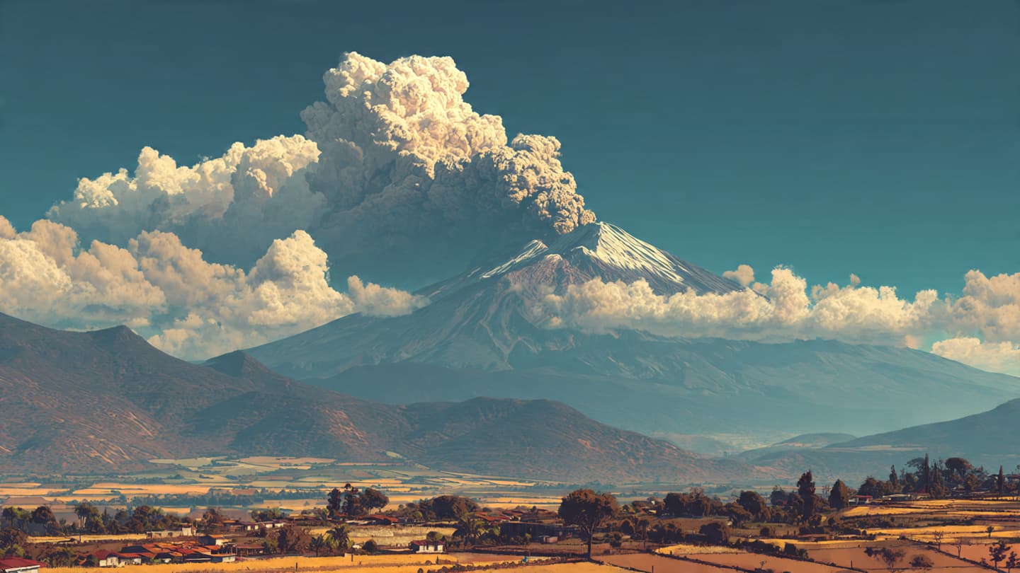 Between Restless Volcano Smoke And Silent Runways, Central Mexico Waited Through Transportation Disruptions Yesterday Between Restless Volcano Smoke And Silent Runways, Central Mexico Waited Through Transportation Disruptions Yesterday