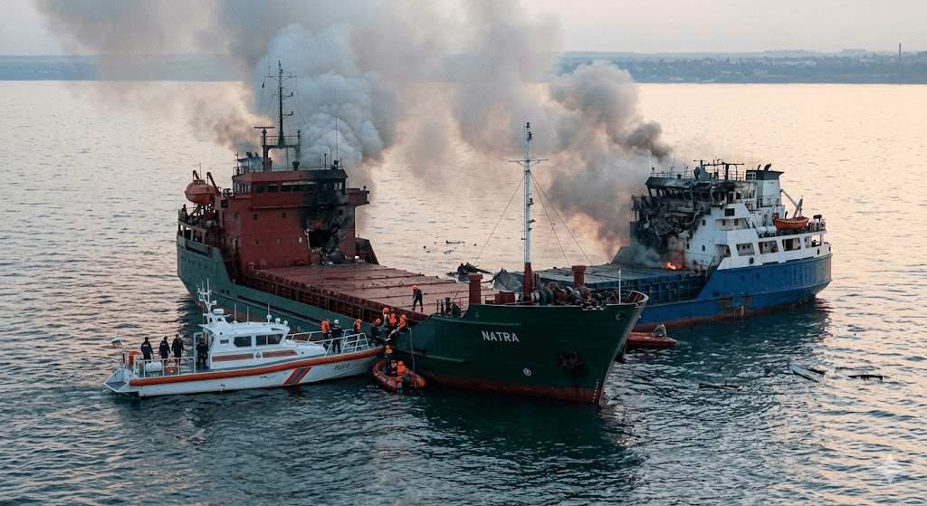 Tragedy at Sea: 5 Azerbaijani Citizens Killed in Drone Strikes on Cargo Vessels in Sea of Azov Tragedy at Sea: 5 Azerbaijani Citizens Killed in Drone Strikes on Cargo Vessels in Sea of Azov