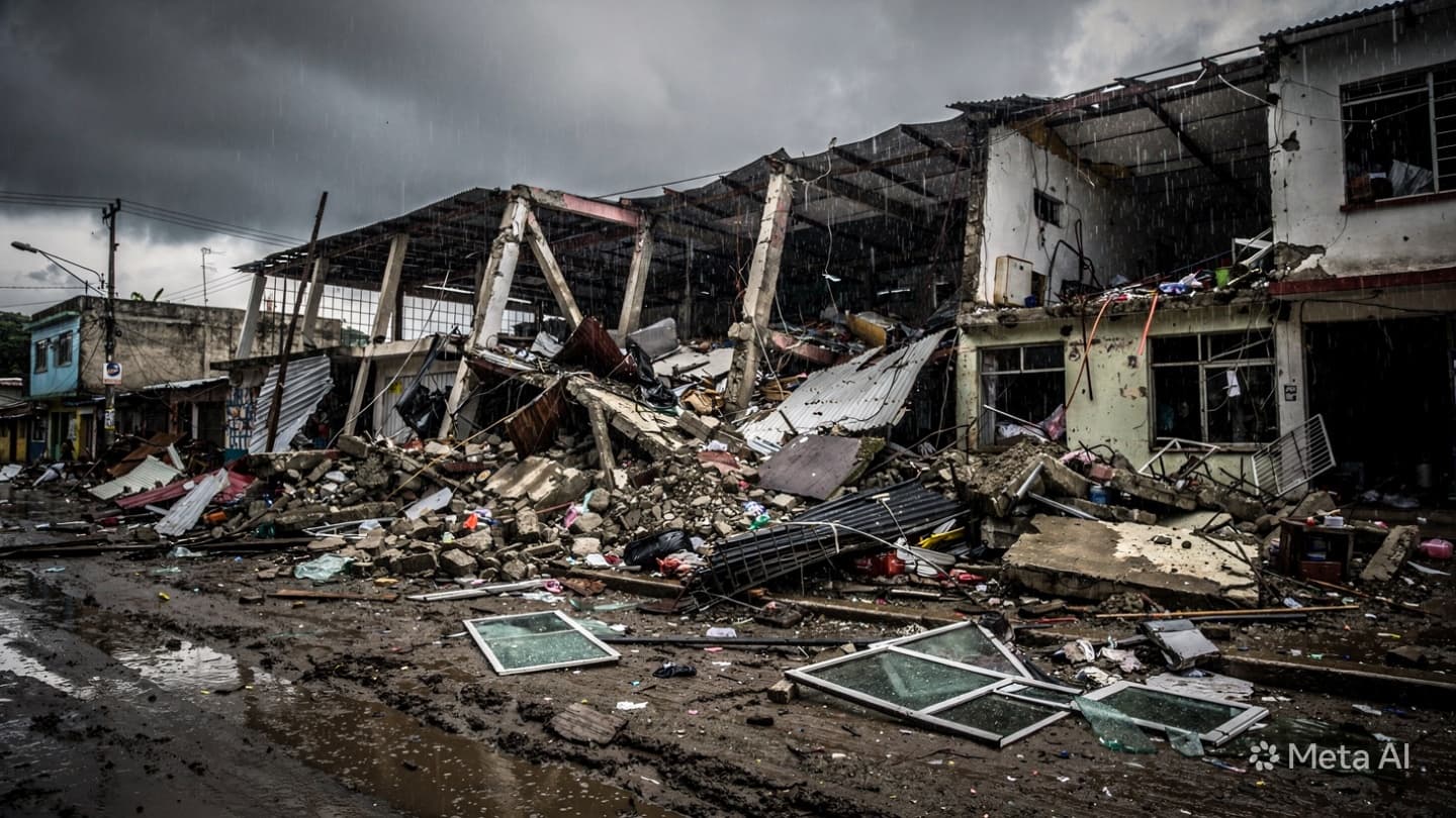 Tropical Storm Disaster: Building Collapse Results In One Death Amid Severe Weather In Honduras Tropical Storm Disaster: Building Collapse Results In One Death Amid Severe Weather In Honduras
