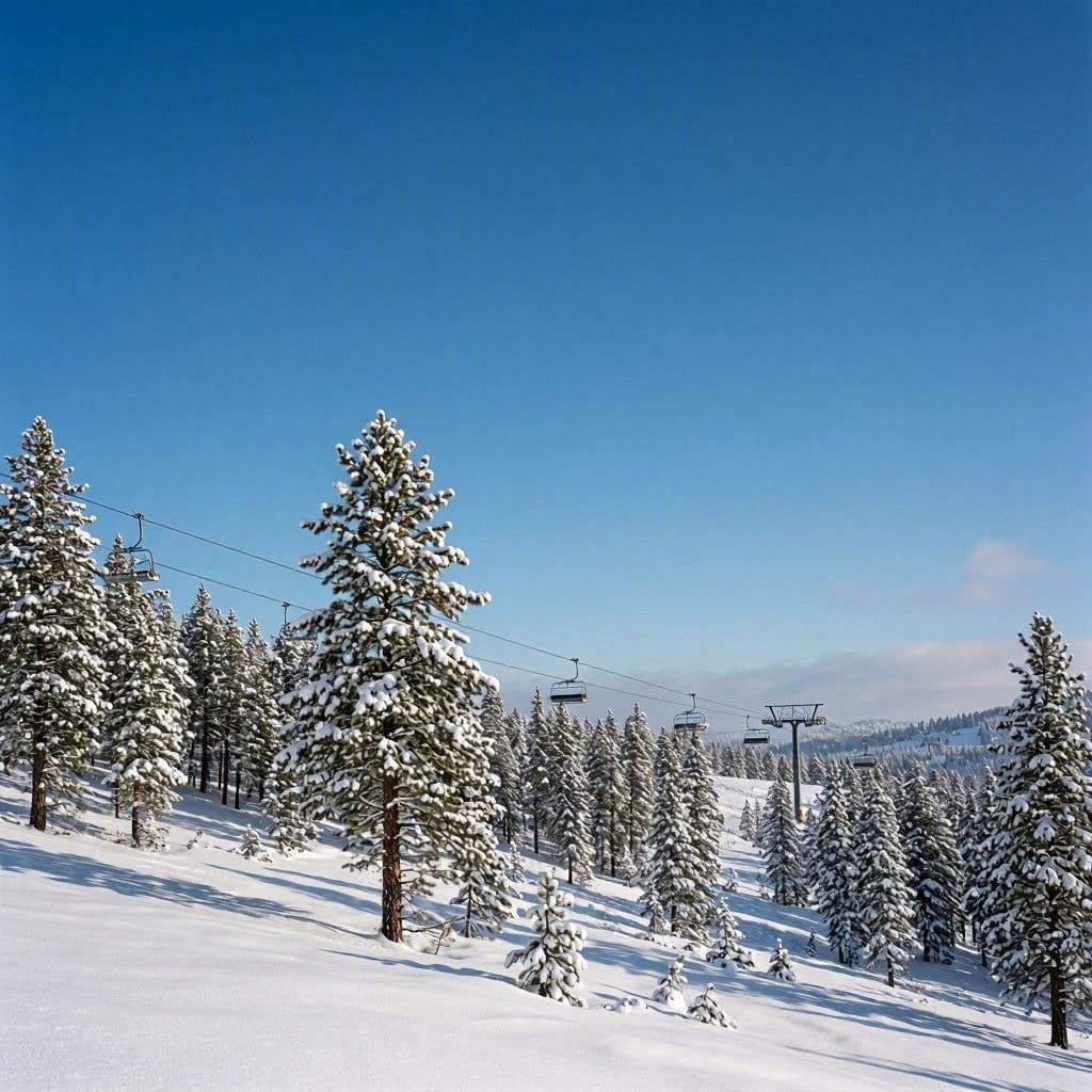 From Green to White: The Magic of First Snow From Green to White: The Magic of First Snow