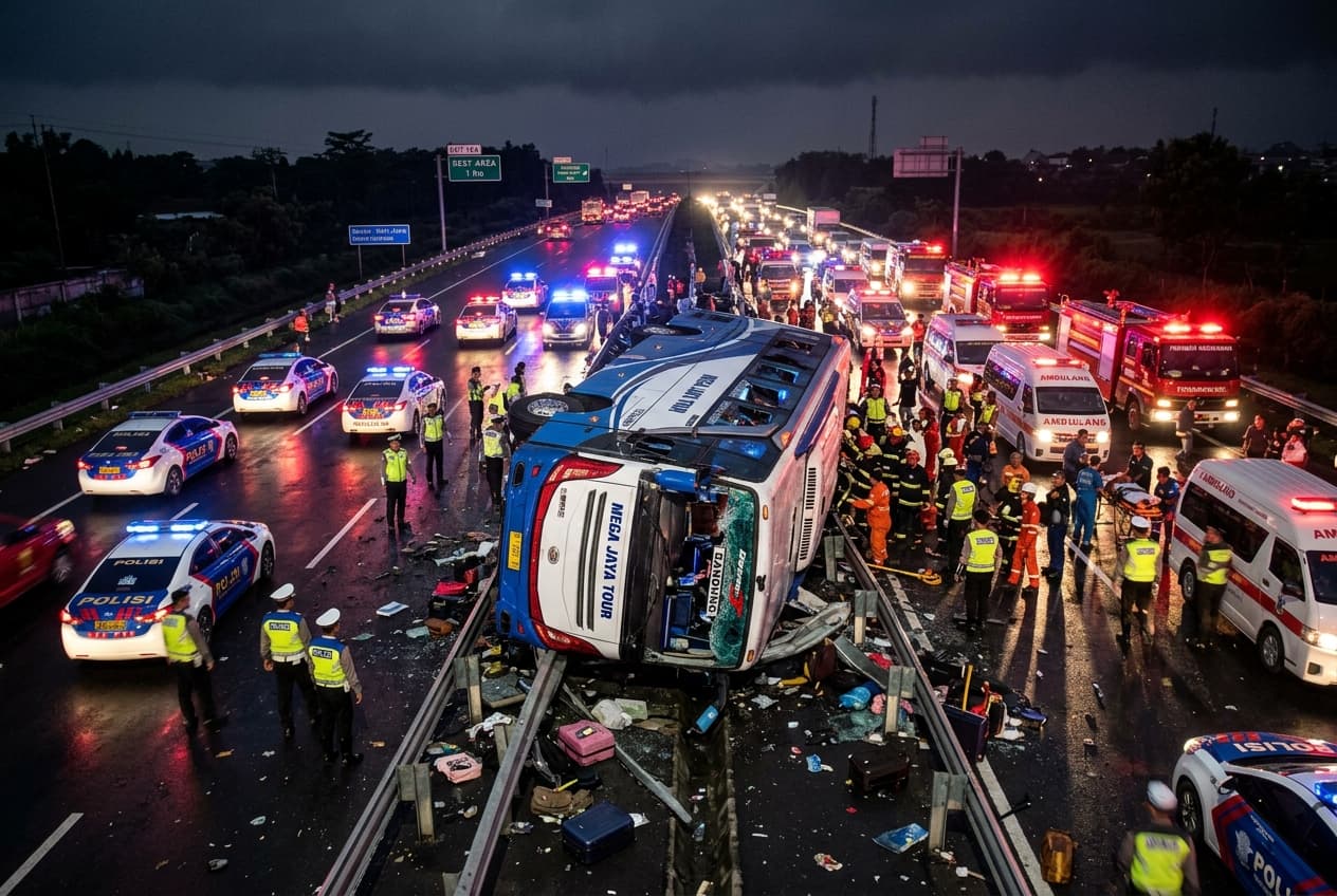 Violent Western Türkiye Highway Collision: Overturned Tour Bus and Tow Truck Leave Eleven Dead Violent Western Türkiye Highway Collision: Overturned Tour Bus and Tow Truck Leave Eleven Dead