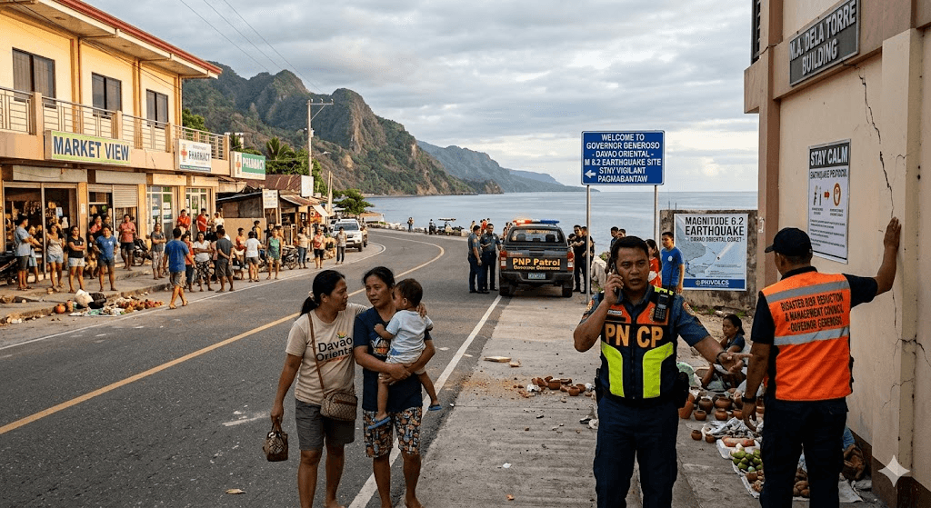 Strong Magnitude 6.2 Earthquake Strikes Off the Coast of Davao Oriental Strong Magnitude 6.2 Earthquake Strikes Off the Coast of Davao Oriental