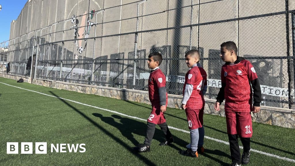 Israel Postpones Demolition of Palestinian Children's Football Pitch in Bethlehem Israel Postpones Demolition of Palestinian Children's Football Pitch in Bethlehem
