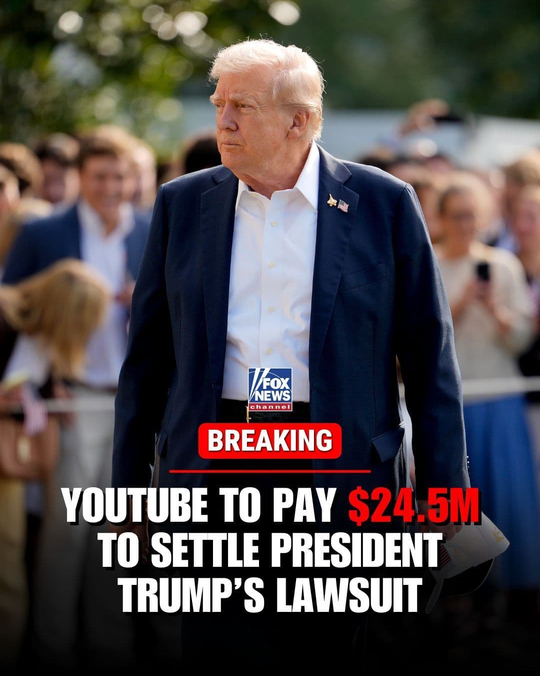 YouTube to Pay $24.5 Million Settlement in Landmark Trump Lawsuit YouTube to Pay $24.5 Million Settlement in Landmark Trump Lawsuit