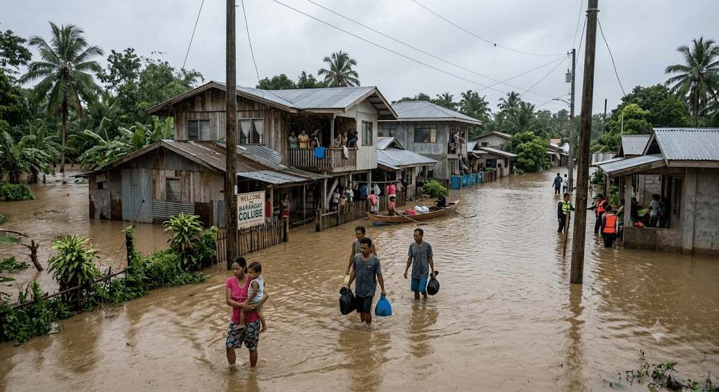 Deluge in Sultan Kudarat: Heavy Rains Submerge Homes in Barangay Colube Deluge in Sultan Kudarat: Heavy Rains Submerge Homes in Barangay Colube