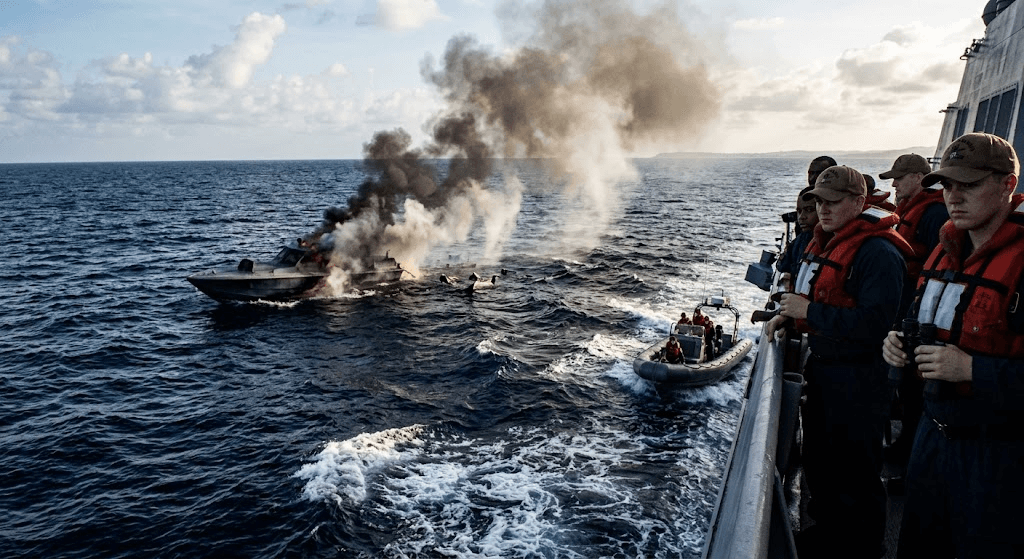 Lethal Caribbean Interception: US Strike Leaves 3 Dead Lethal Caribbean Interception: US Strike Leaves 3 Dead