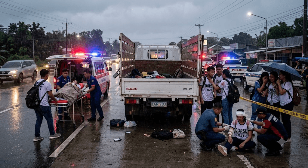6 Davao Oriental State University OJT Students Injured in Bukidnon Truck Accident 6 Davao Oriental State University OJT Students Injured in Bukidnon Truck Accident