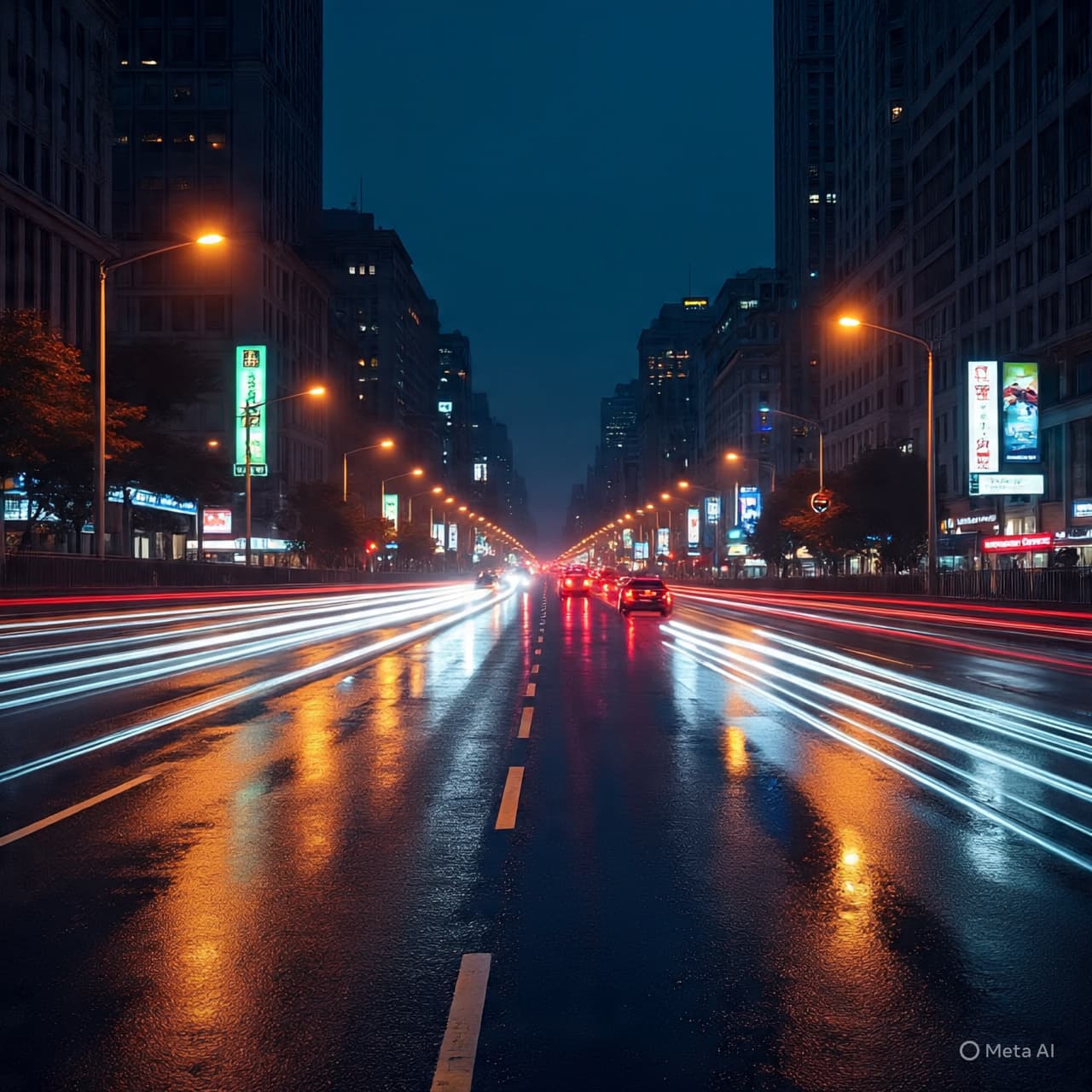 Against the Flow of Light: A Night Drive Moving the Wrong Way Through the City Against the Flow of Light: A Night Drive Moving the Wrong Way Through the City