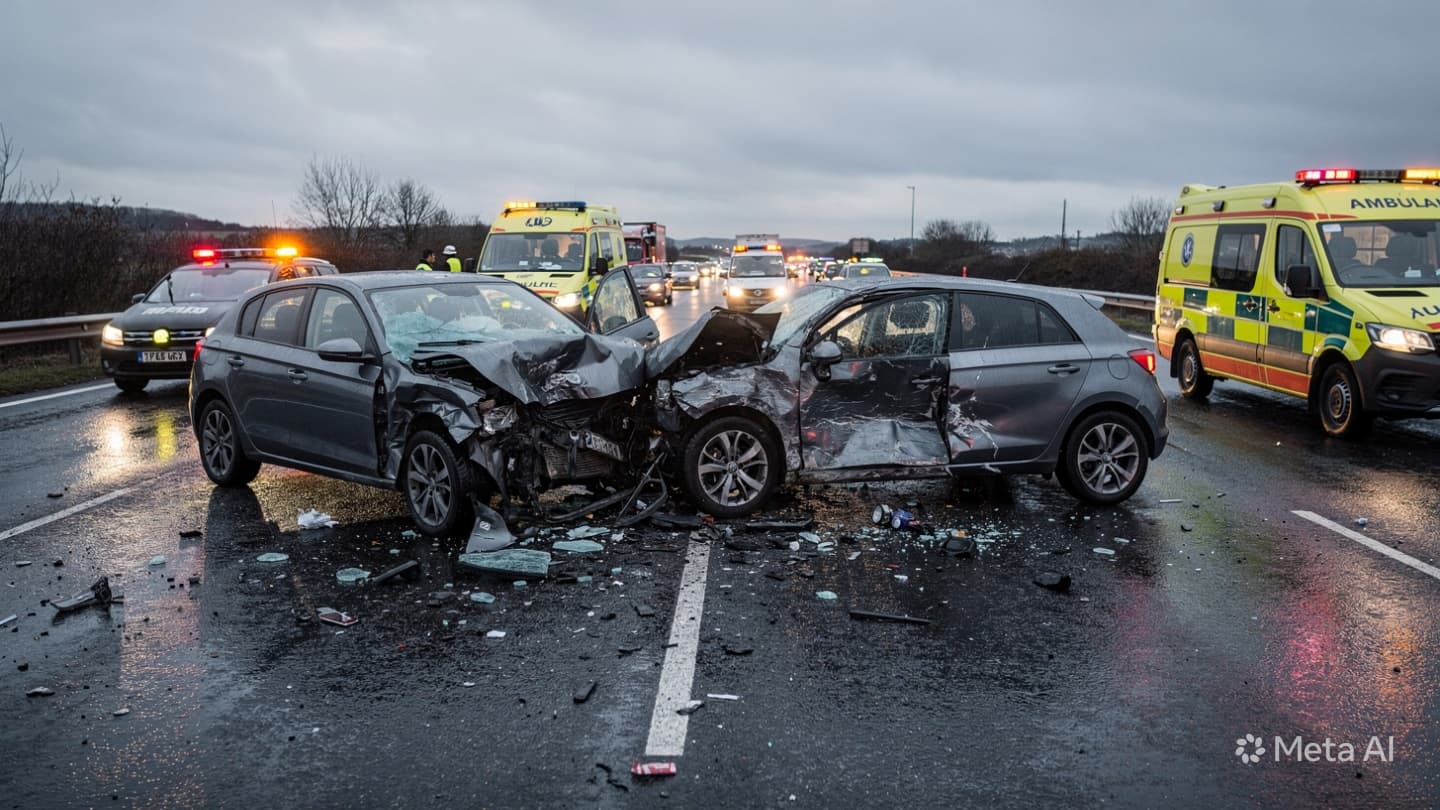 Cardiff Road Incident: One Dead After Head-On Vehicle Crash On The A470 Motorway Today Cardiff Road Incident: One Dead After Head-On Vehicle Crash On The A470 Motorway Today