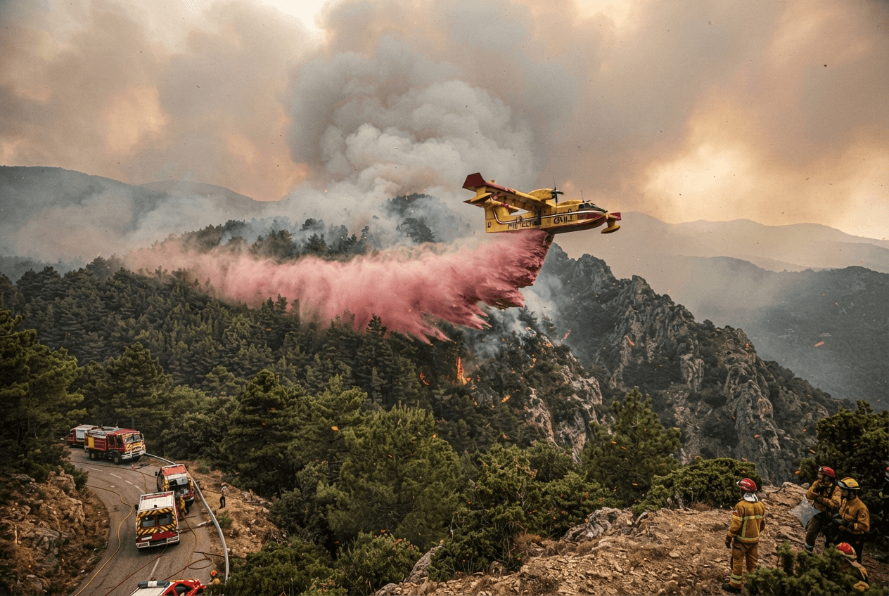 Massive Wildfire Crisis: France and Spain Evacuate Over Three Hundred Thousand Residents Massive Wildfire Crisis: France and Spain Evacuate Over Three Hundred Thousand Residents