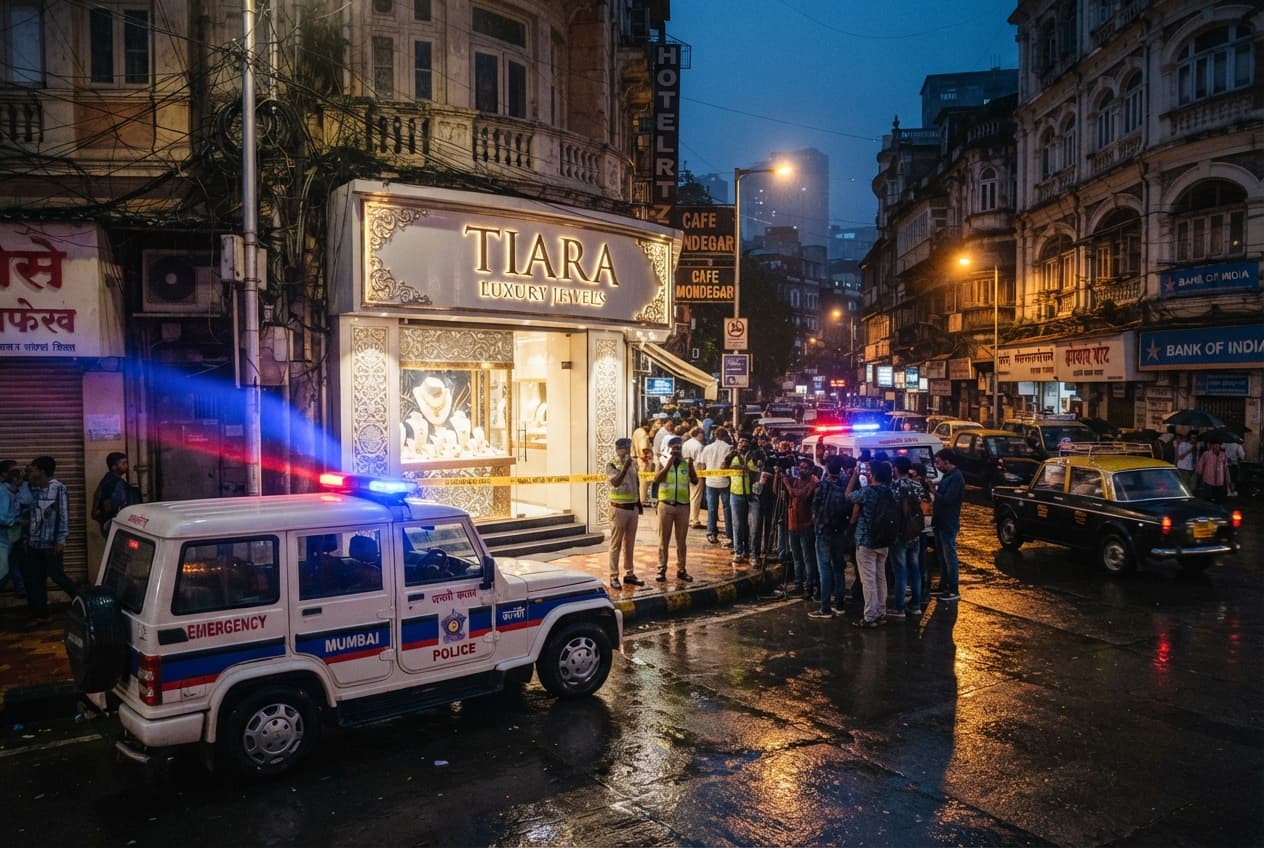 Mumbai Gold Heist Tragedies: Armed Robbery at Jewelry Store Claims Life of Guard Mumbai Gold Heist Tragedies: Armed Robbery at Jewelry Store Claims Life of Guard