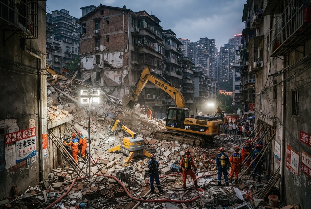 Chongqing Gas Disaster: Pipeline Explosion In Residential District Leaves Six Dead And Dozens Hospitalized Chongqing Gas Disaster: Pipeline Explosion In Residential District Leaves Six Dead And Dozens Hospitalized