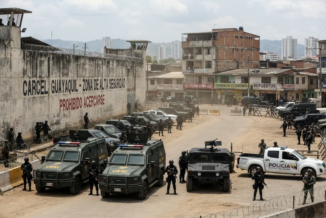 Prison Yard Bloodshed: Six Inmates Confirmed Dead Following Heavy Weapon Clashes in Guayaquil Jail Prison Yard Bloodshed: Six Inmates Confirmed Dead Following Heavy Weapon Clashes in Guayaquil Jail