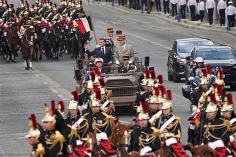 Ukrainian pilots and ground forces take pride of place in Paris Bastille Day parade Ukrainian pilots and ground forces take pride of place in Paris Bastille Day parade