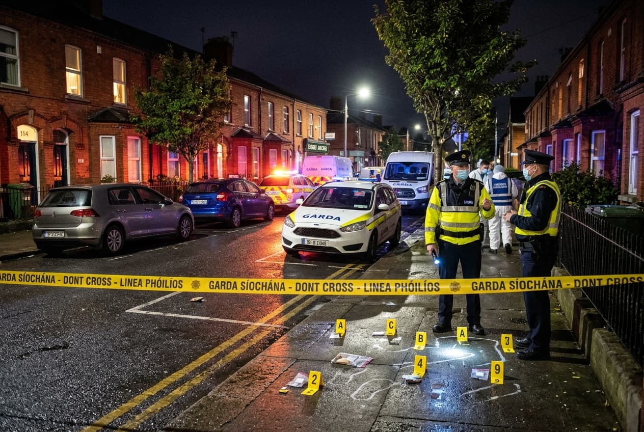 Two Men Injured, Dublin Streets Closed, Police Hunt Gunmen After Northside Shooting Incident Two Men Injured, Dublin Streets Closed, Police Hunt Gunmen After Northside Shooting Incident