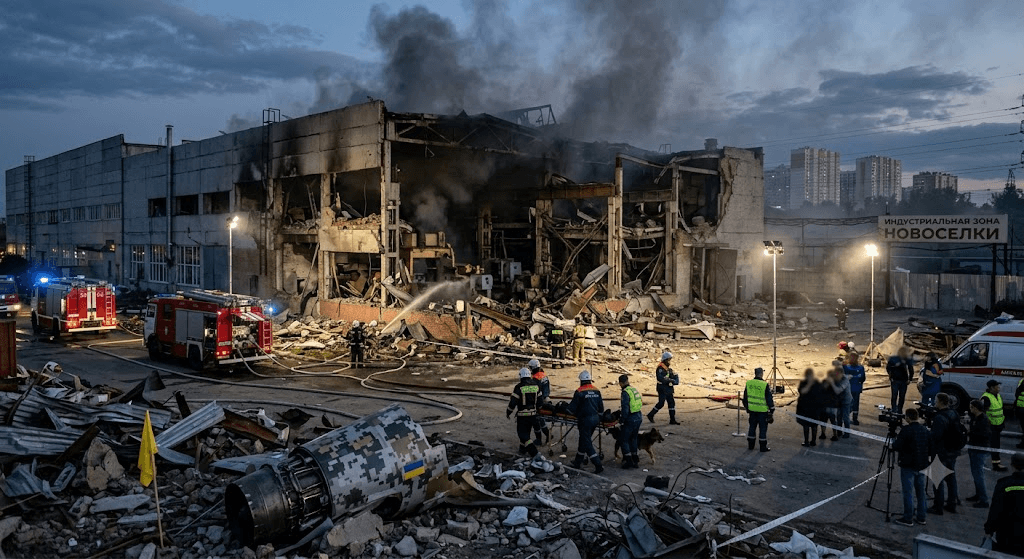 Tragedy Near Moscow: Ukrainian Drone Strike Kills 5, Wounds 6 in Industrial Zone Attack Tragedy Near Moscow: Ukrainian Drone Strike Kills 5, Wounds 6 in Industrial Zone Attack