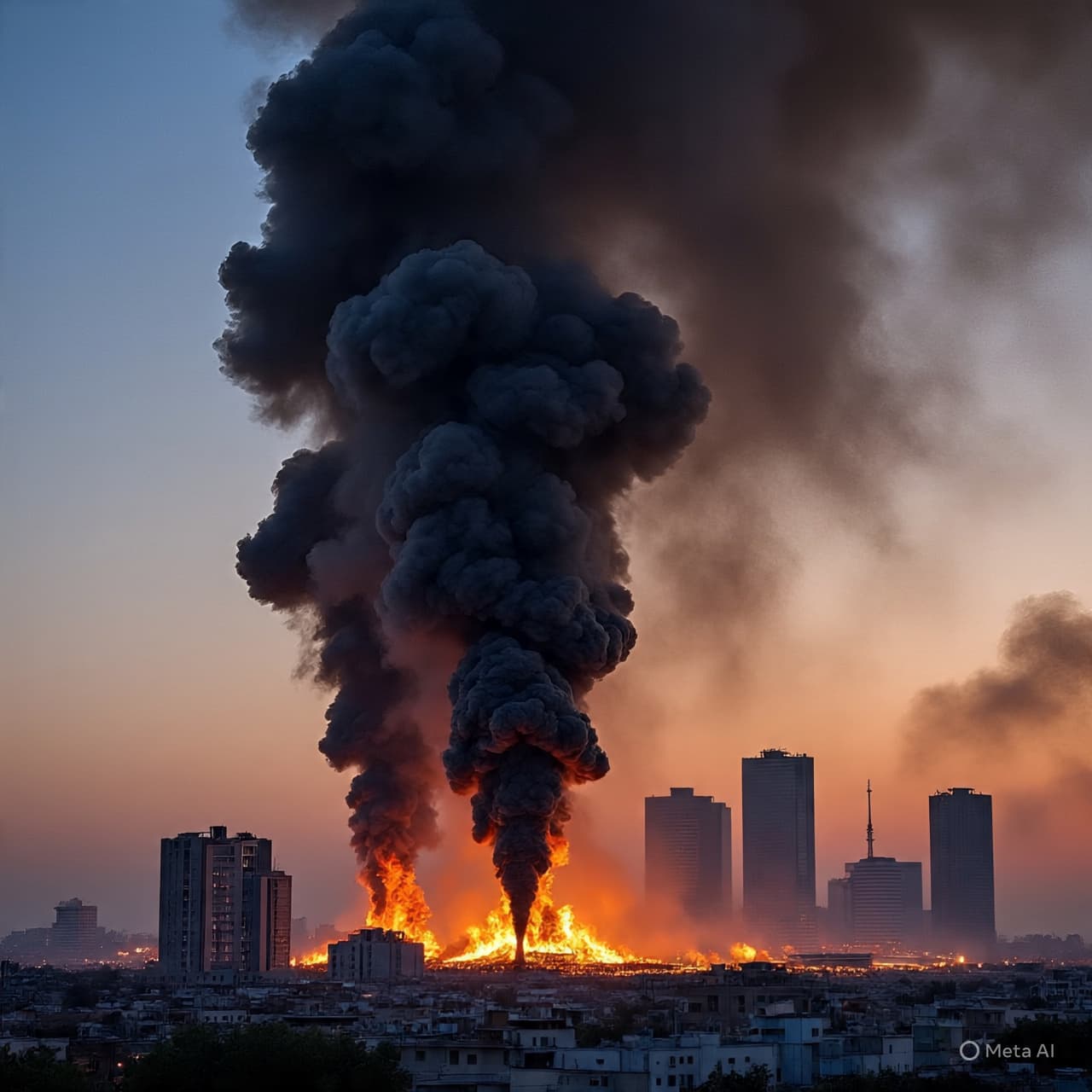 Smoke Over Tehran, Flames Across the Plains: Fuel Depots Burn as Conflict Intensifies Smoke Over Tehran, Flames Across the Plains: Fuel Depots Burn as Conflict Intensifies