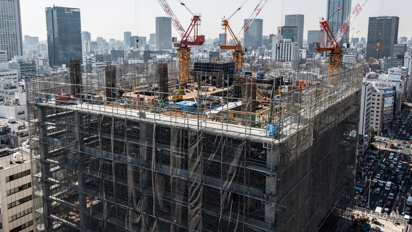 Fatal Construction Fall: Worker Dies After Falling from Scaffolding at Shinjuku Building Site Today Fatal Construction Fall: Worker Dies After Falling from Scaffolding at Shinjuku Building Site Today