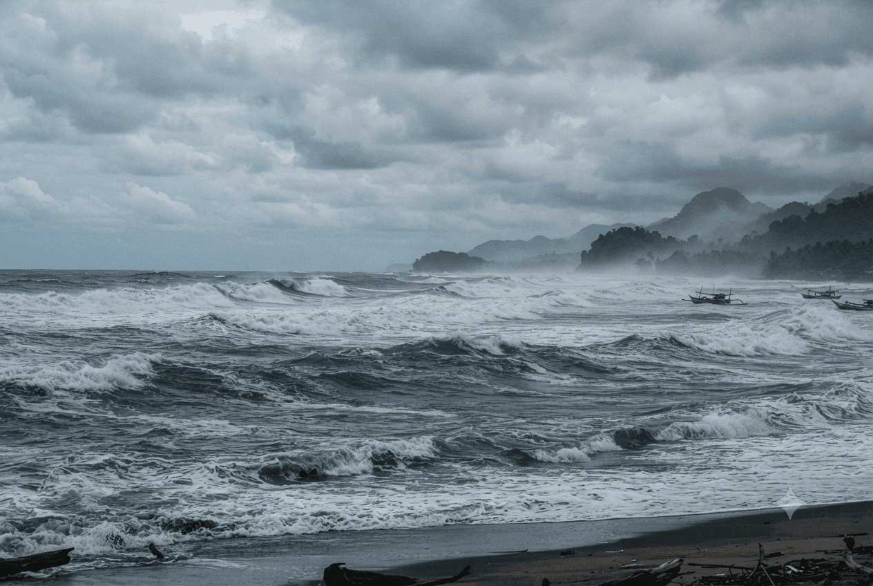 Fisherman Missing in Aceh: Boat Destroyed by High Waves During Stormy Weather Early Today Fisherman Missing in Aceh: Boat Destroyed by High Waves During Stormy Weather Early Today