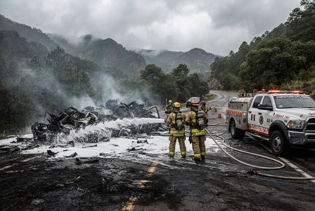 Fuel Tanker Explosion on Federal Highway: Four Fatalities Reported After Massive Fireball Erupts Fuel Tanker Explosion on Federal Highway: Four Fatalities Reported After Massive Fireball Erupts
