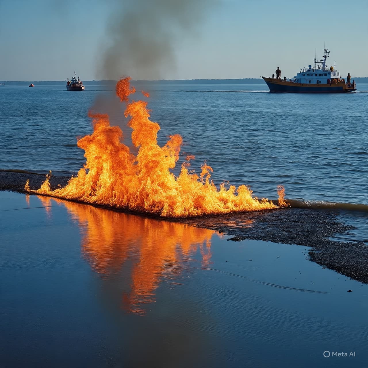 Fire on the Water: When Scientists Reconsider the Logic of Burning Oil at Sea Fire on the Water: When Scientists Reconsider the Logic of Burning Oil at Sea