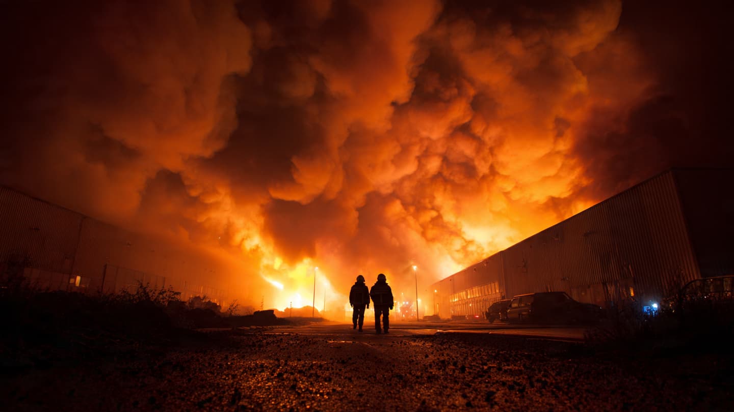 Beneath Reykjavik’s Cold Night Skies, Industrial Flames Spread Across Quiet Coastal Districts This Week Again
