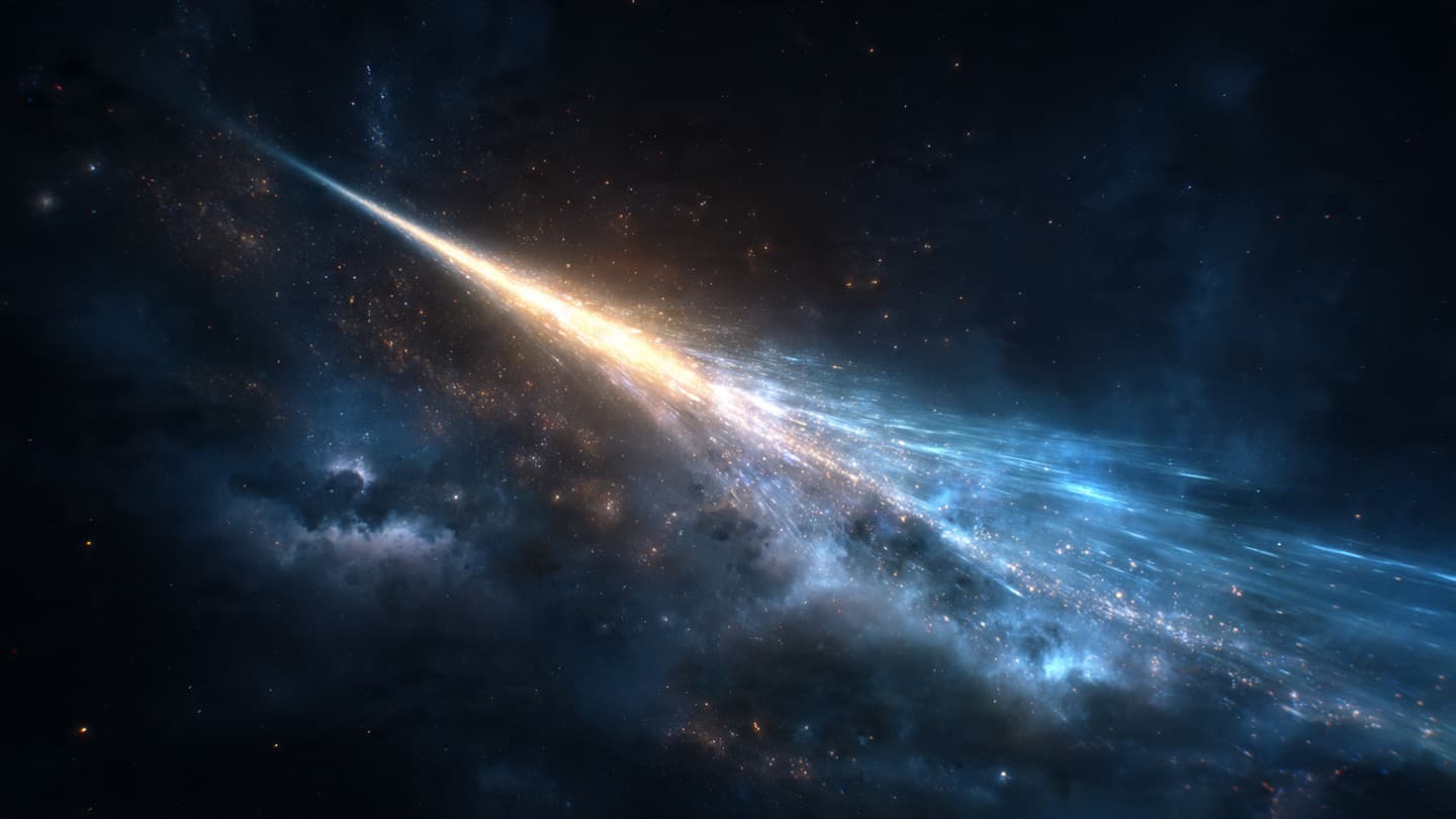 From a Distant Cosmic Engine Came an Unexpected Visitor From a Distant Cosmic Engine Came an Unexpected Visitor