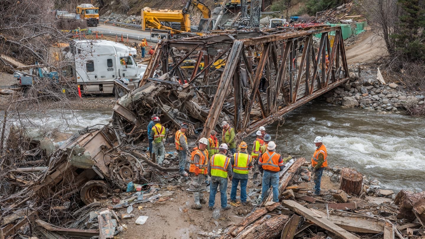 Bridge Built to Connect Suddenly Gave Way