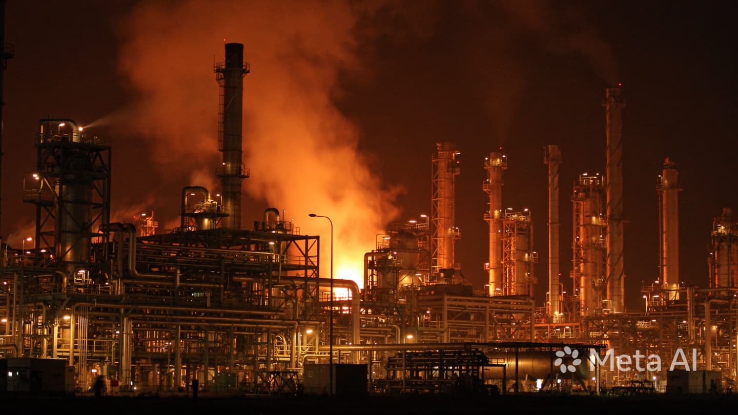 The Silent Ash of the Kirishi Refinery, Reflecting on a Night of Uncertain Flames The Silent Ash of the Kirishi Refinery, Reflecting on a Night of Uncertain Flames