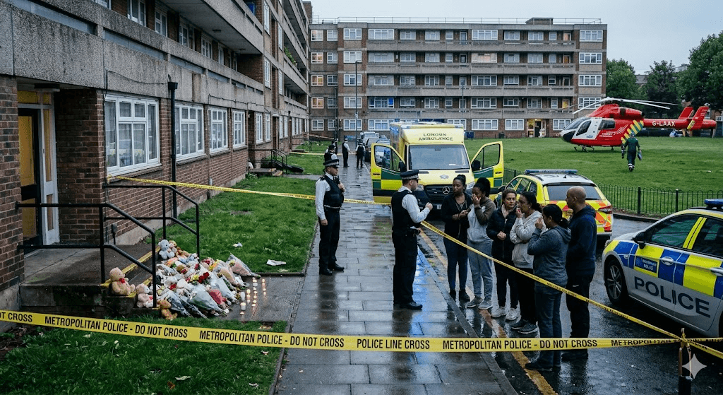 Tragedy in South London: Three-Year-Old Boy Dies After Fall From Block of Flats