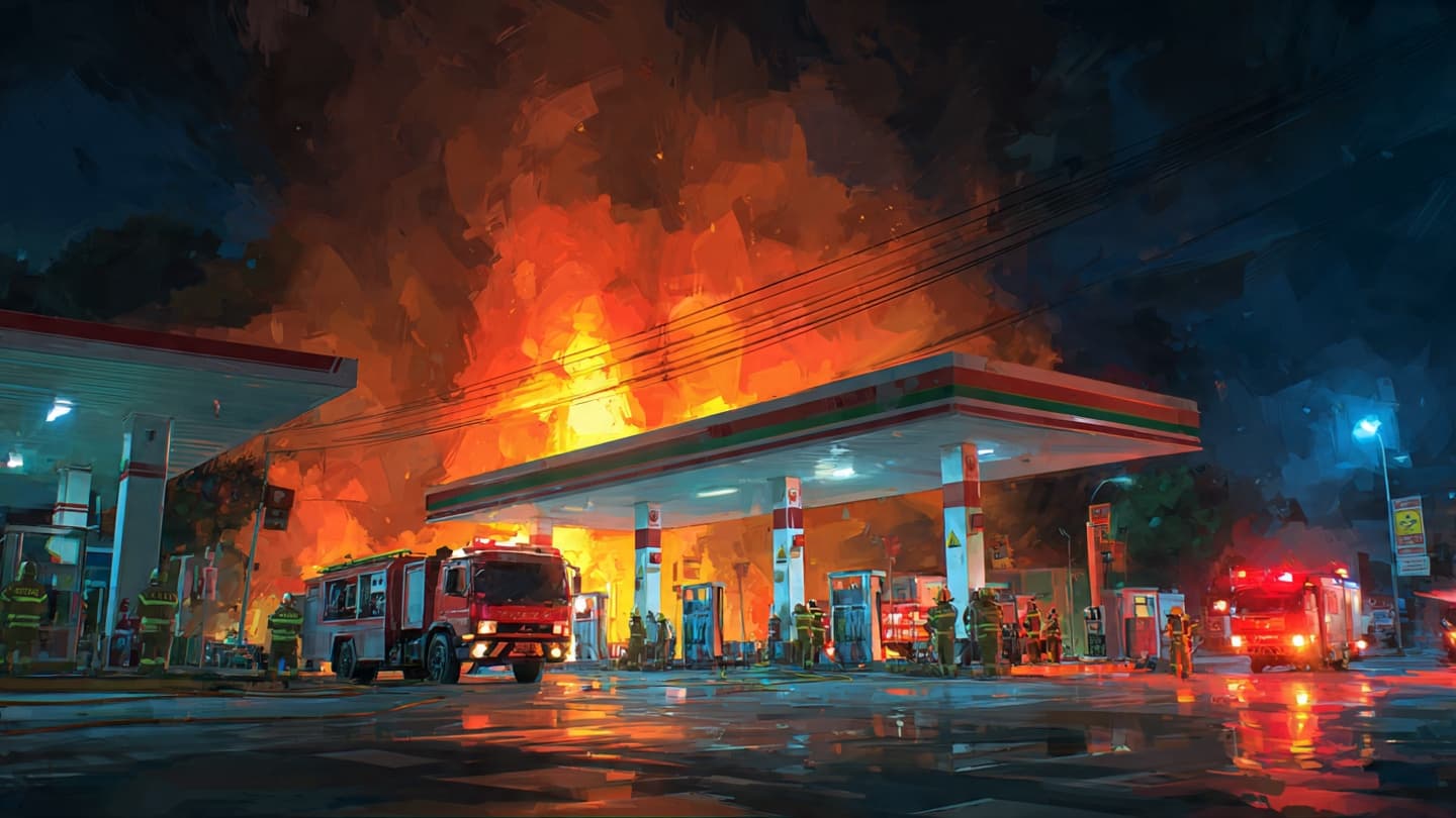 When a Small Spark Turns Pekanbaru's Day into Panic