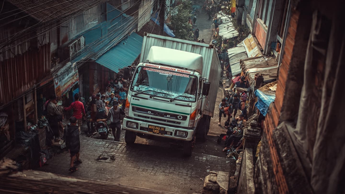 A Downhill Road Became a Brief Reminder of Fragile Urban Safety