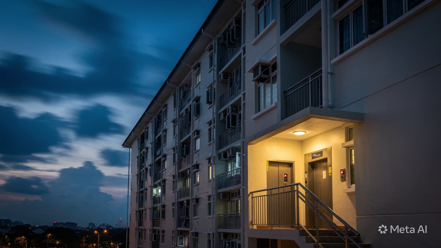 Between Walls and Whispered Sorrows: A Heavy Quiet Descends Upon the Choa Chu Kang Stairwell