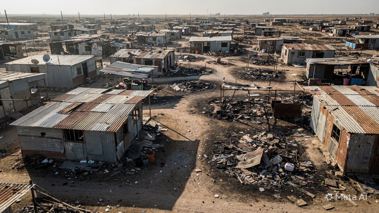 Settlement Disaster: Deadly Fire Sweeps Through Informal Housing District Leaving Many Residents Homeless