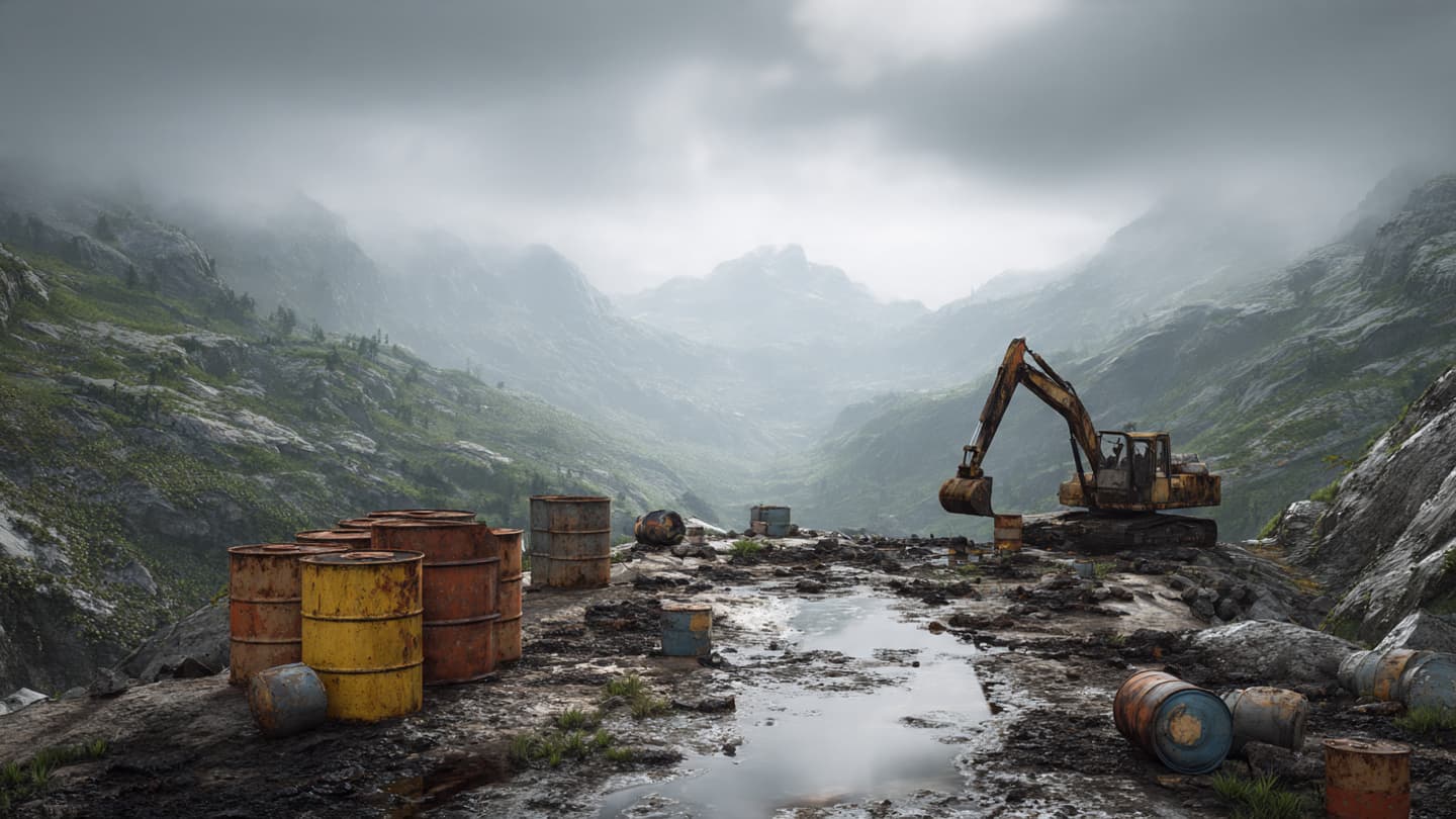 Between the Quiet Sanctuary and Broken Soil, a Silent Reckoning With the Earth Between the Quiet Sanctuary and Broken Soil, a Silent Reckoning With the Earth