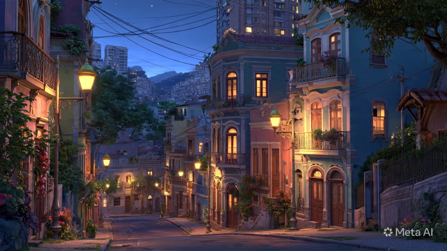 The Stilled Beat Of A Rio Evening: Searching For Clarity Amidst The Darkened Urban Landscape