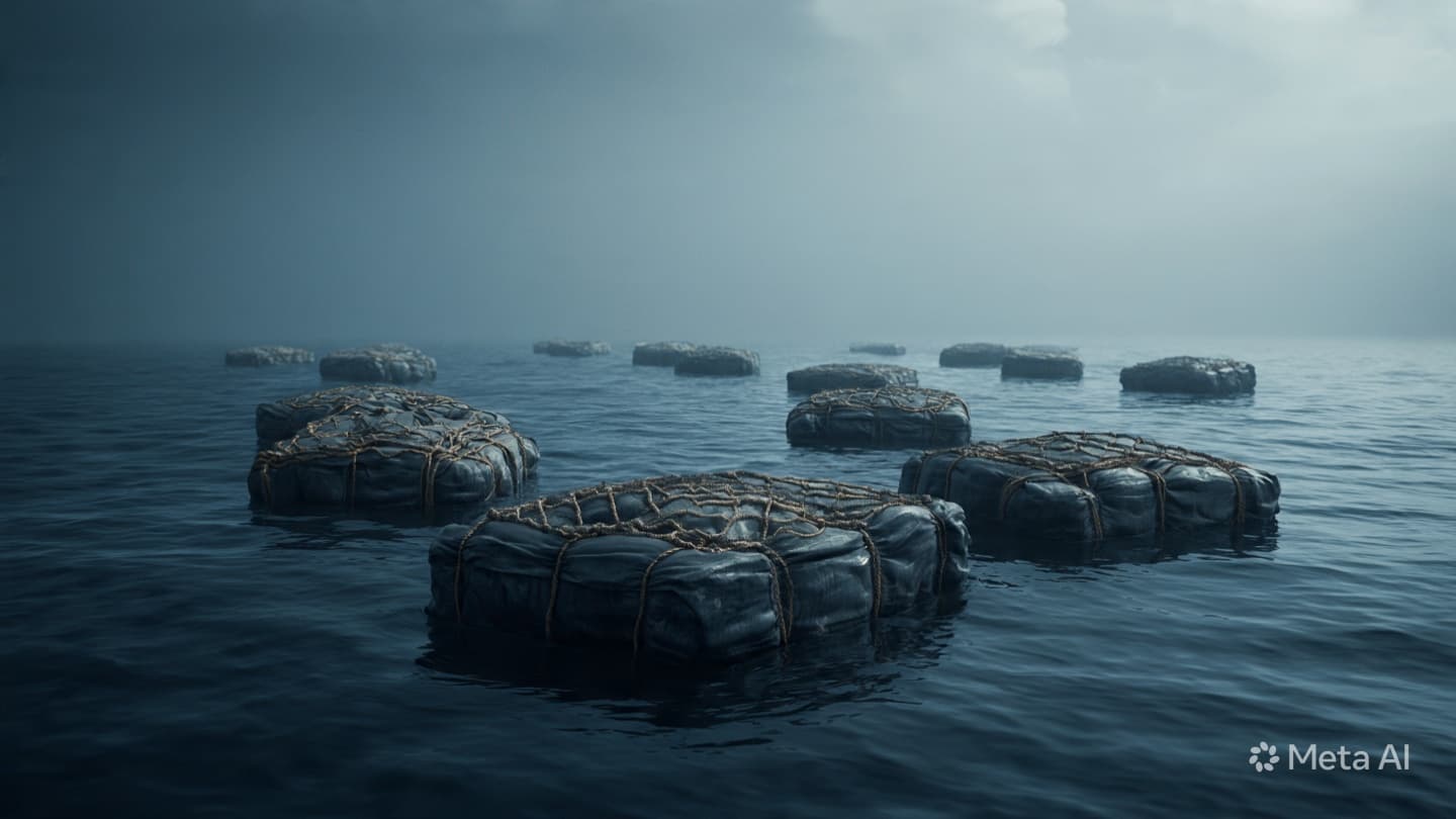 Beyond the Sicilian Blue, a Silent Cargo Rises and Departs From Wounded Ocean Waves