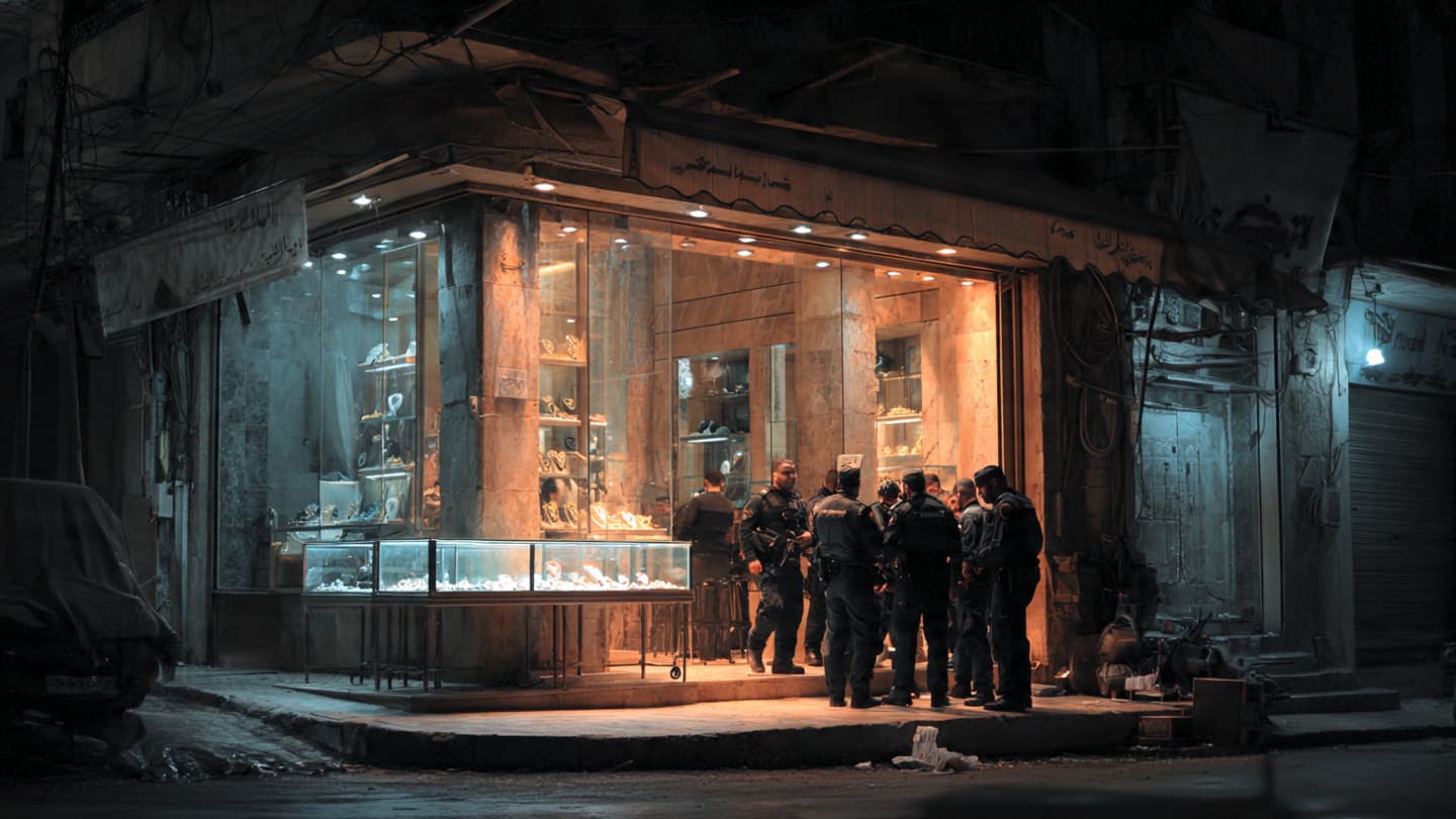 Across Crowded Market Roads And Quiet Storefronts, Police Search Following Armed Robbery In Central Amman