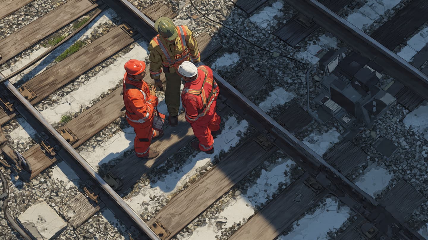 Along Railway Tracks, Answers Often Arrive More Slowly Than Public Questions