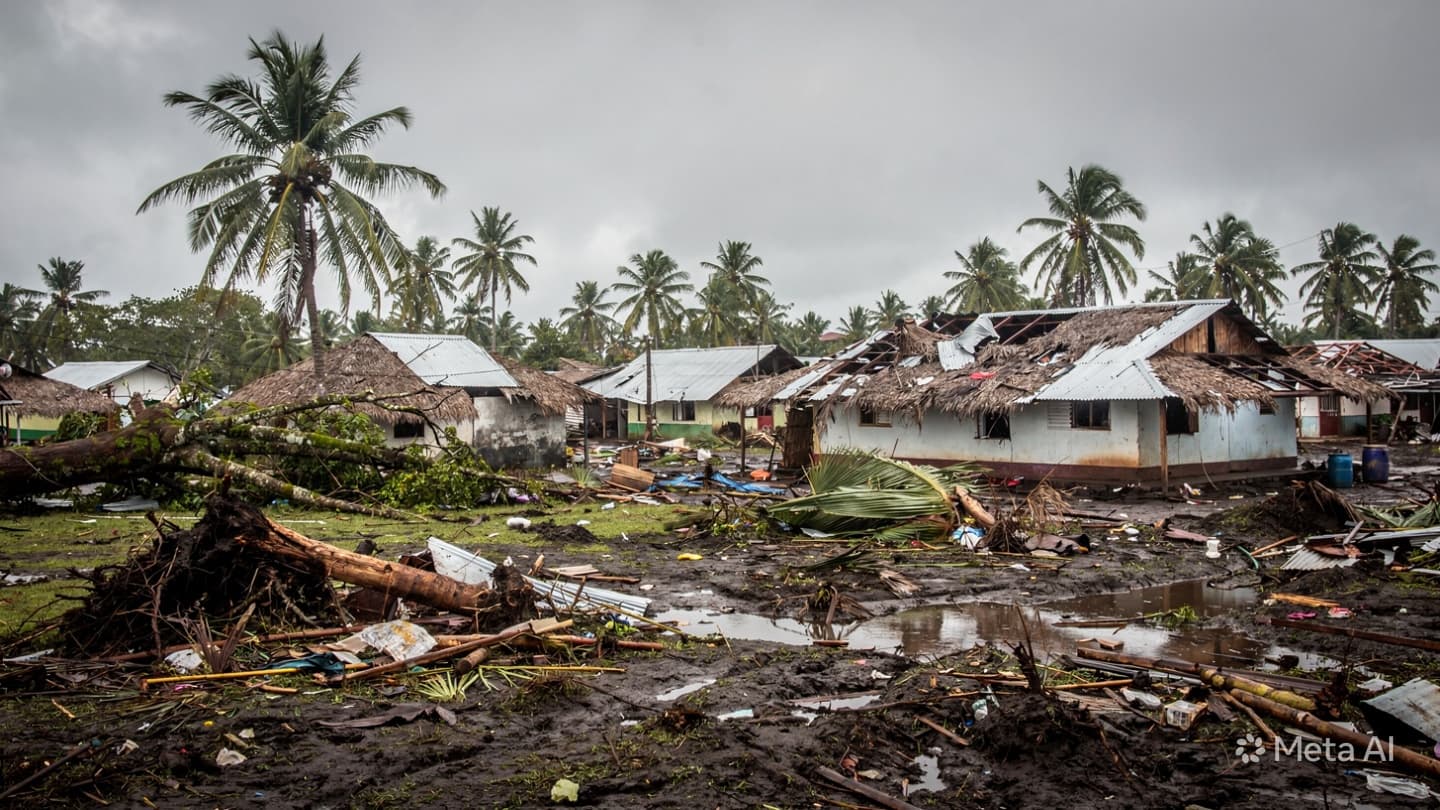 Between Broken Power Lines and Storm-Damaged Homes, Island Communities Waited Through Darkness Yesterday Again