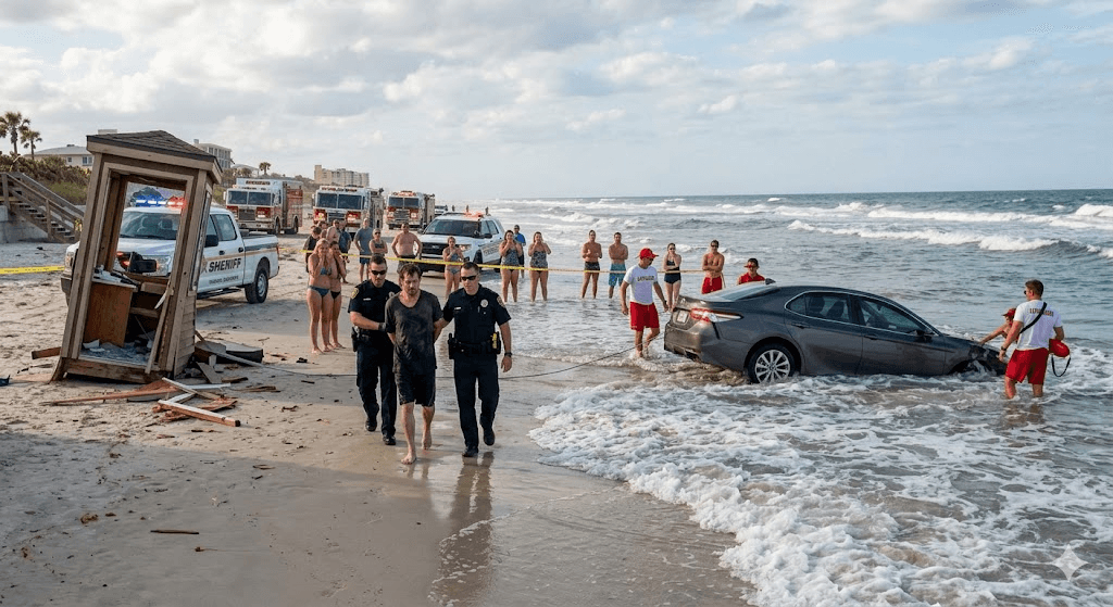Daytona Beach Horror: Alleged Drunk Driver Kills Grandmother, Drives Into Ocean Daytona Beach Horror: Alleged Drunk Driver Kills Grandmother, Drives Into Ocean
