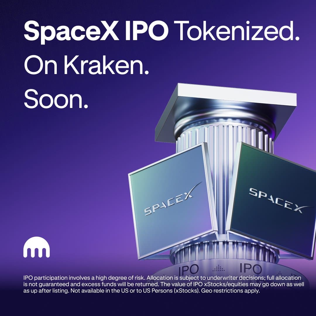 Kraken Hints at Tokenized Access to SpaceX Shares Kraken Hints at Tokenized Access to SpaceX Shares