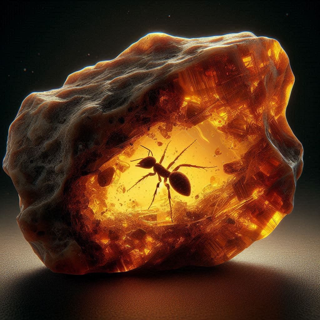 “When Amber Whispers: A 40-Million-Year Tale of an Ant and a Poet’s Curiosity” “When Amber Whispers: A 40-Million-Year Tale of an Ant and a Poet’s Curiosity”